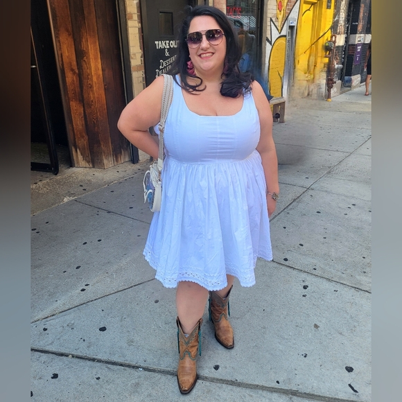 J. Crew Fit and Flare Dress with Rickrack Trim - Picture 9 of 12